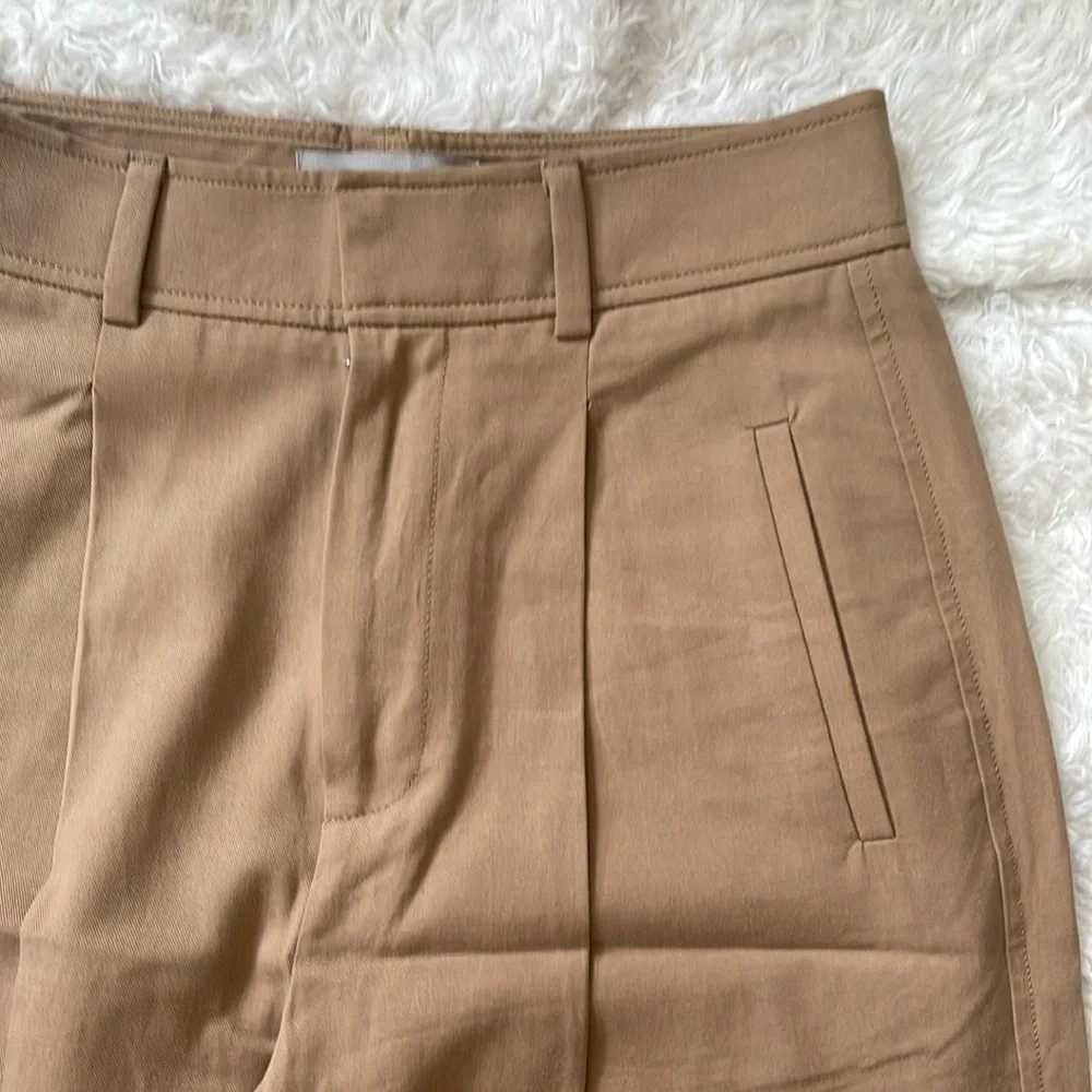 Everlane Stylish Tan Wide-Leg Pants